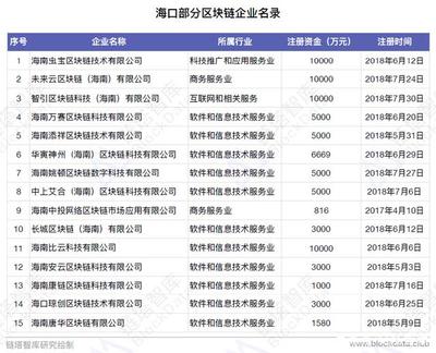 中国区块链50城之海口 注册企业数量逼近一线城市，技术与服务生态初具规模